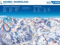 Pistekaart Arabba/Marmolada
