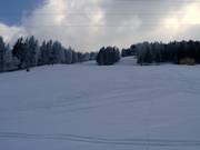 Uitzicht op de afdaling Plancerts vanaf het dalstation