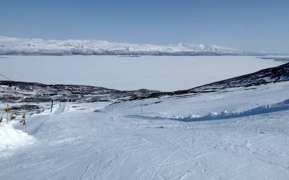 Hoogste skigebied in de provincie Norrbotten (Norrbottens län) – skigebied Fjällby – Björkliden
