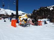 Sneeuwkanonnen in Happy Valley