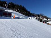 Stephan Eberharter Goldpiste naar het dalstation