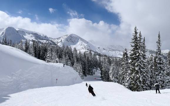Hoogste dalstation in de Wasatch Mountains – skigebied Brighton Hoogste dalstation in de Wasatch Mountains – skigebied Brighton
