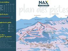 Pistekaart Nax – Mont-Noble