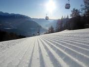 Perfect geprepareerde piste op de Rosskopf