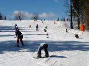 Leuke figuren op de piste