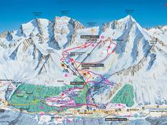 Pistekaart Hohsaas – Saas-Grund