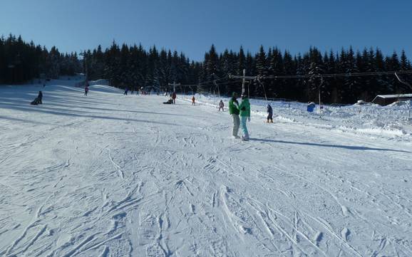 Skigebieden voor beginners in de regio Ústí – Beginners Keilberg (Klínovec)