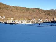 Uitzicht op het dorp Aprica