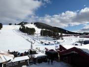 Uitzicht op het skigebied Kläppen