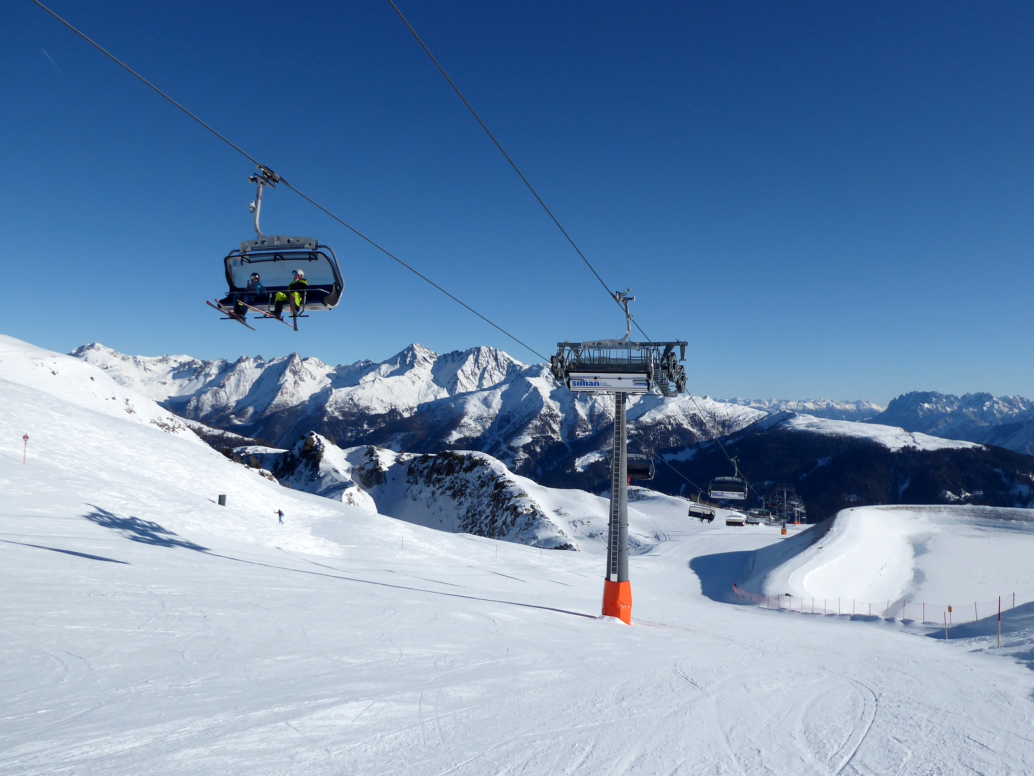 Alle skiliften/kabelbanen in het skigebied Sillian – Thurntaler (Hochpustertal)