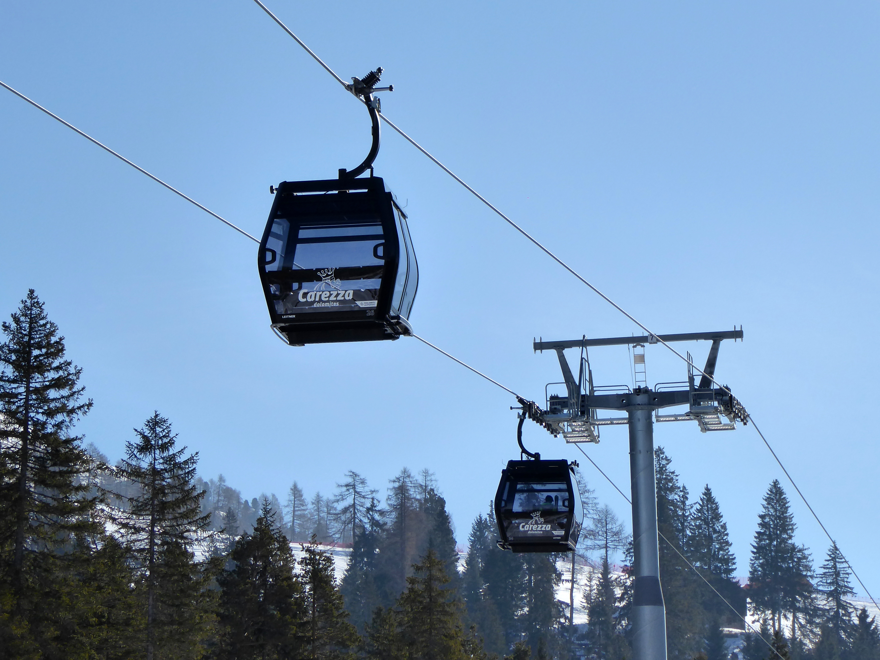 Alle skiliften/kabelbanen in het skigebied Carezza