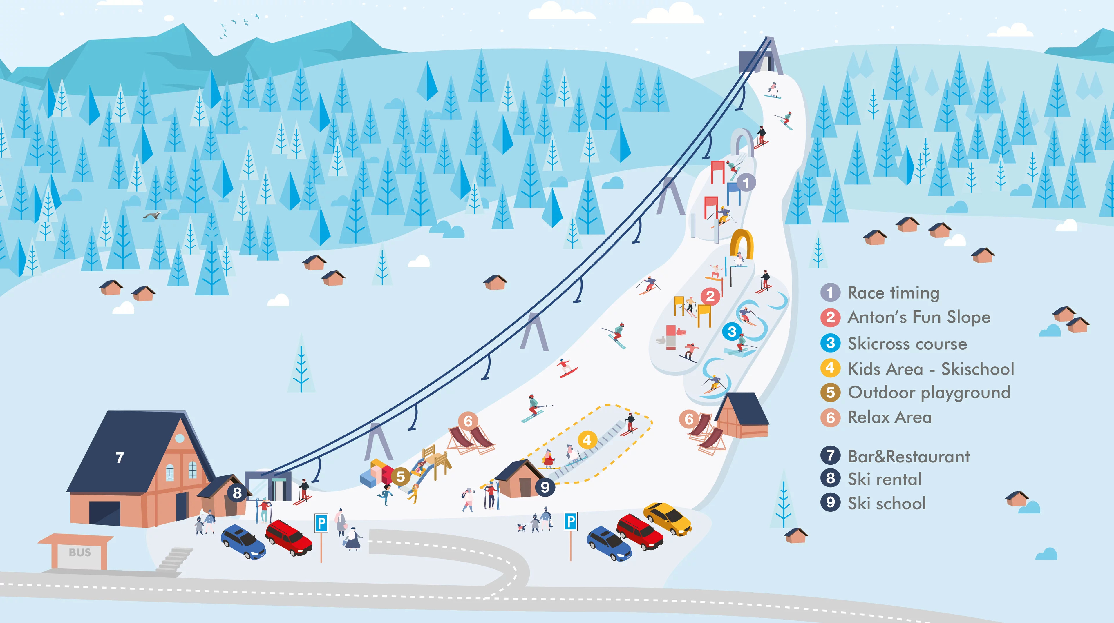 Pistekaart Riepenlift – Antholz-Mittertal (Anterselva di Mezzo)