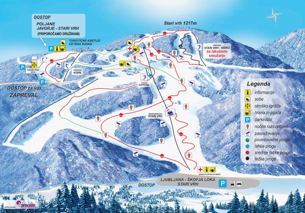 Skigebied Stari Vrh