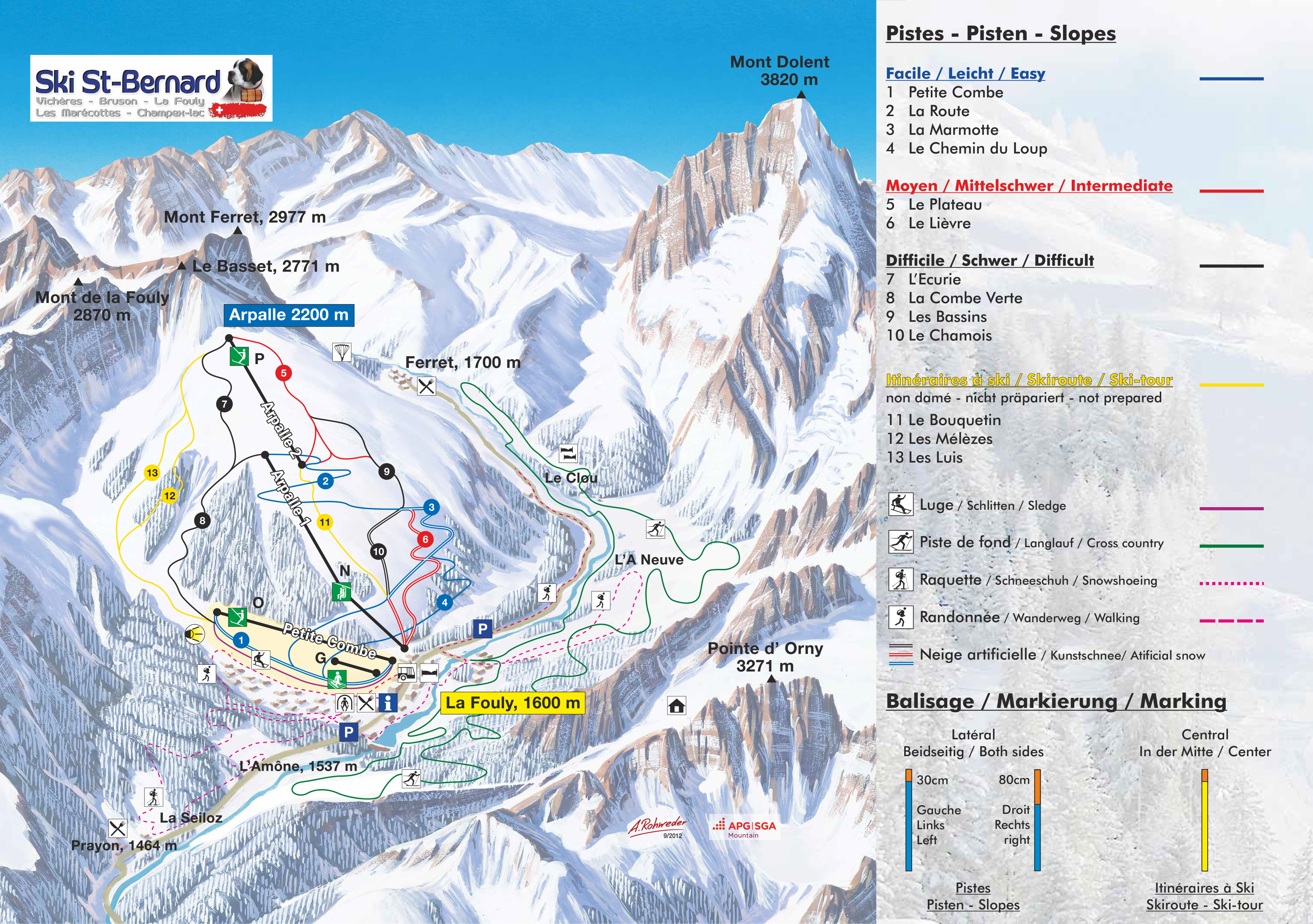 Skigebied La Fouly