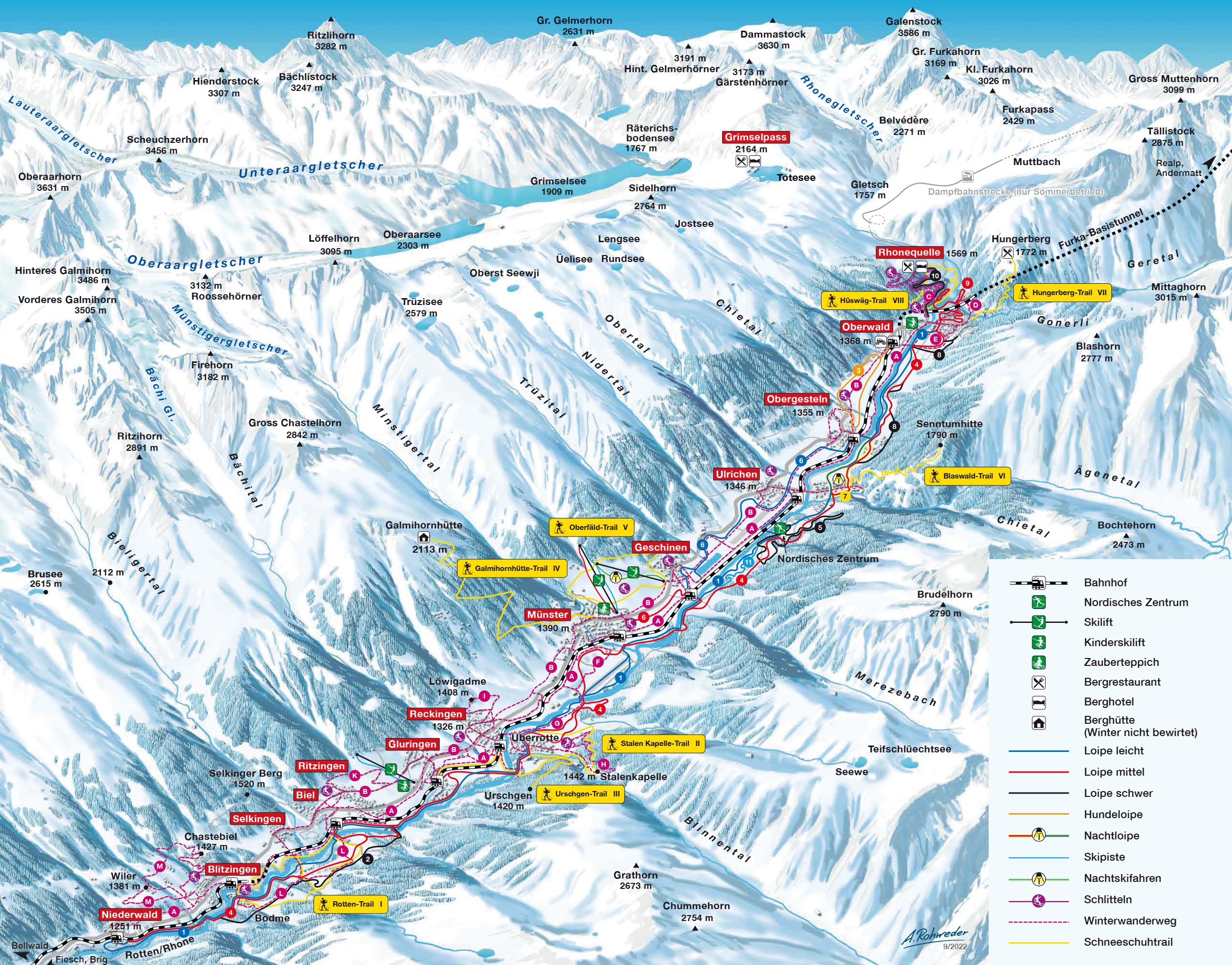 Skigebied Reckingen-Gluringen