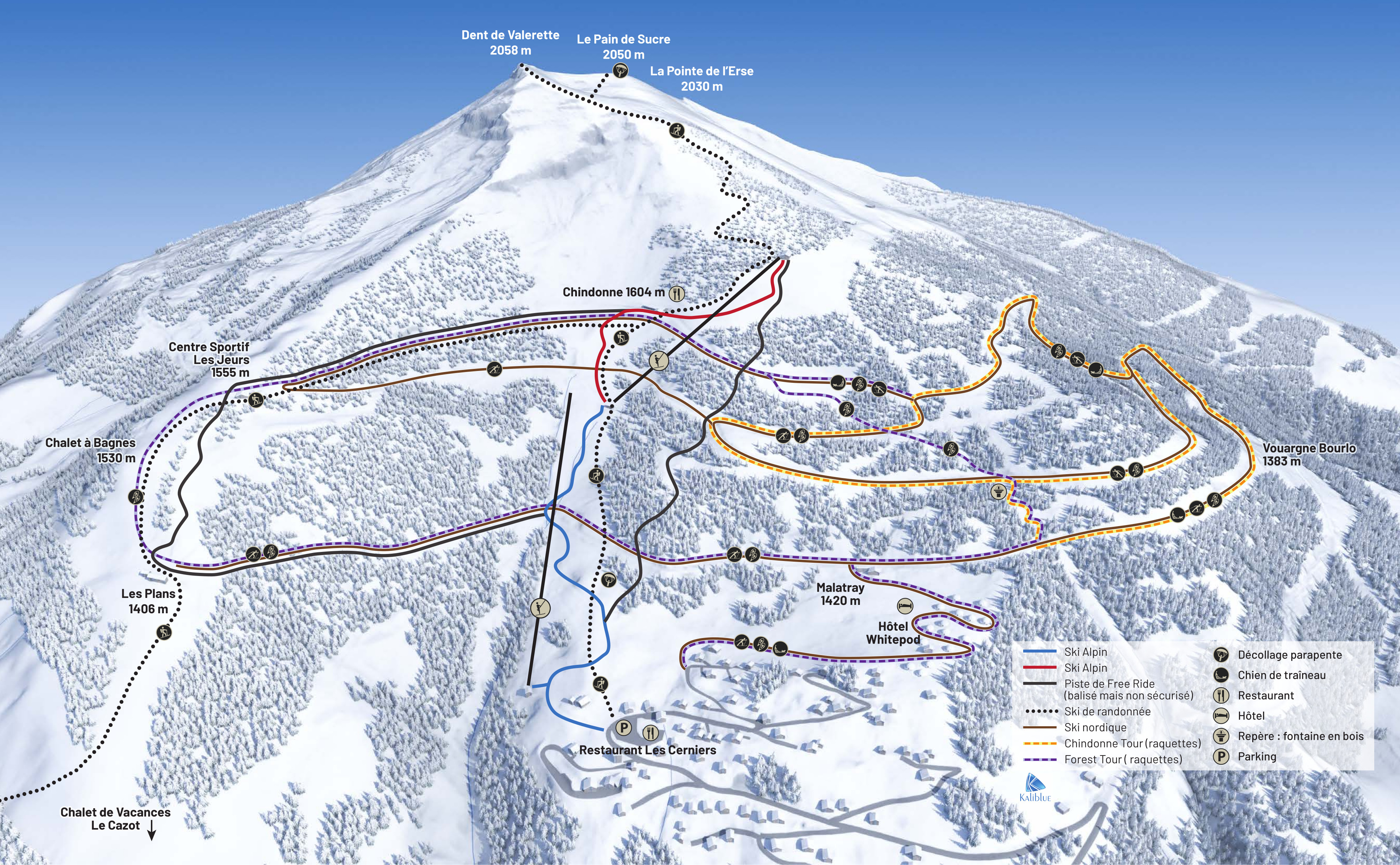 Skigebied Télégiettes