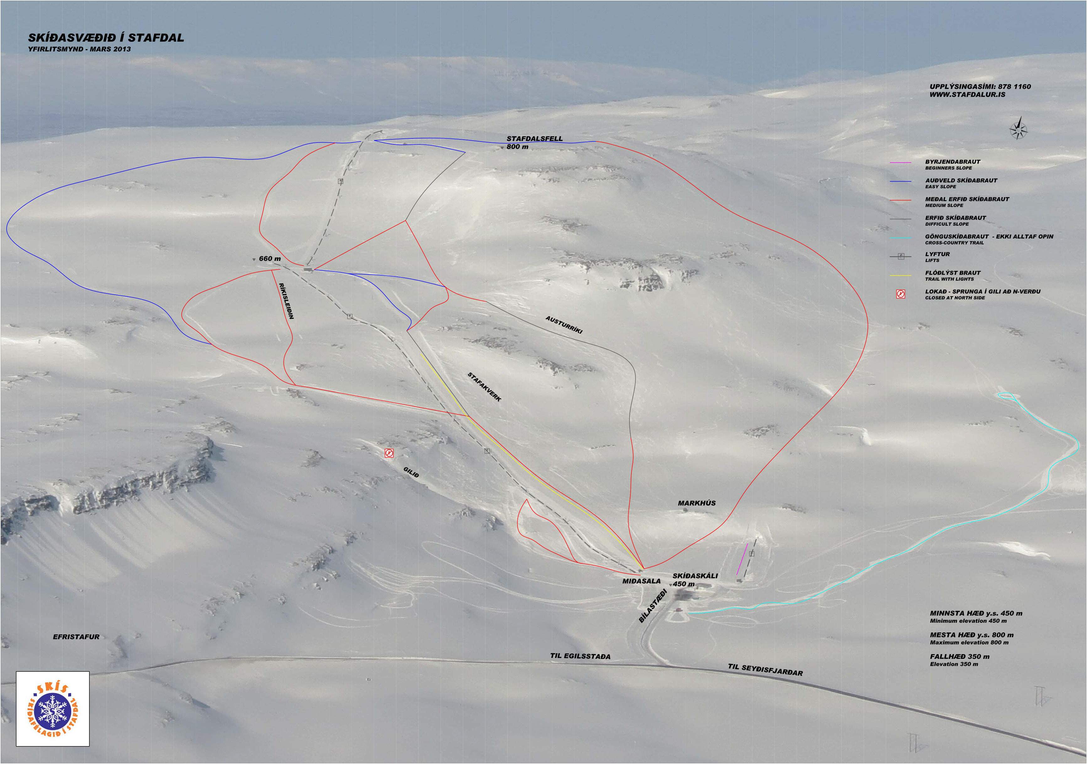 Skigebied Stafdalur