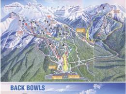 Pistekaart Lake Louise