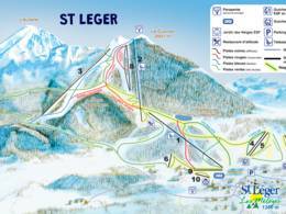 Skigebied Saint-Léger-les-Mélèzes
