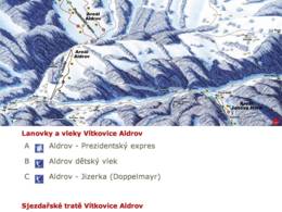 Skigebied Aldrov – Vítkovice (Witkowitz)