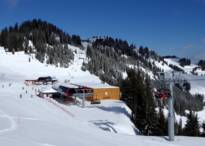 skigebied Kitzbühel/​Kirchberg – KitzSki - De nieuwe Jufenbahn in het centrale skigebied Hahnenkamm