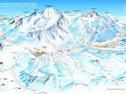Pistekaart Ponte di Legno/​Tonale/​Presena-gletsjer/​Temù (Pontedilegno-Tonale)