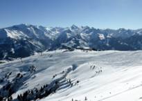 skigebied Schmitten - Uitzicht vanaf de Schmittenhöhe richting Kitzsteinhorn