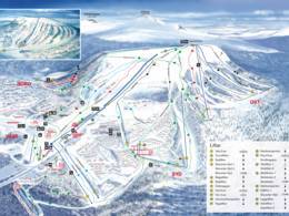 Pistekaart Idre Fjäll