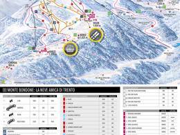 Pistekaart Monte Bondone