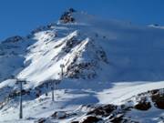 Uitzicht op de hoogste gondel in Oostenrijk