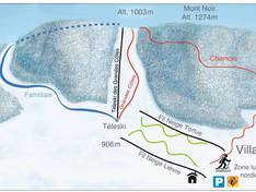Pistekaart Foncine le Haut
