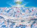 Pistekaart Schladming – Planai/Hochwurzen/Hauser Kaibling/Reiteralm (4-Berge-Skischaukel)