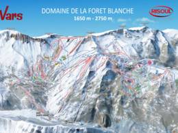 Skigebied Vars/Risoul – La Forêt Blanche