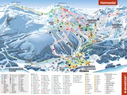 Pistekaart Hemsedal