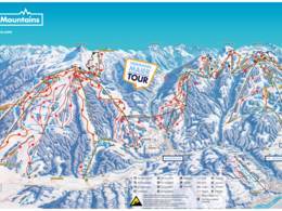 Pistekaart Snow Space Salzburg – Flachau/Wagrain/St. Johann-Alpendorf