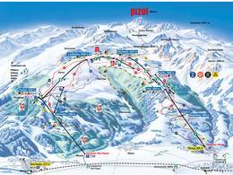 Pistekaart Pizol – Bad Ragaz/Wangs