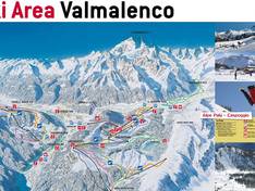 Pistekaart Caspoggio