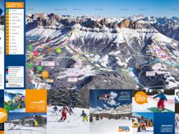 Pistekaart Carezza Ski