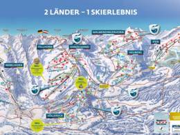 Pistekaart Fellhorn/Kanzelwand – Oberstdorf/Riezlern