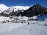 Beginnersterrein bij de Dorflift in Kals