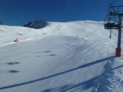 Rode piste bij de Mooserberglift