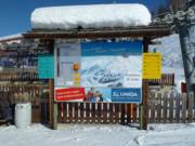 Informatiebord bij het middenstation