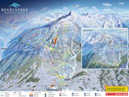 Pistekaart Revelstoke Mountain Resort