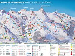 Pistekaart Damüls Mellau