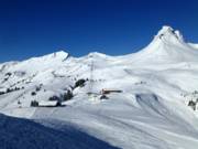 Uitzicht op de Damülser Mittagsspitze