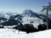 Uitzicht op de Hohe Salve in de SkiWelt Wilder Kaiser-Brixental