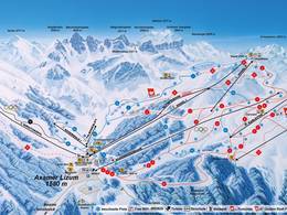 Pistekaart Axamer Lizum