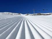 Net geprepareerde piste in het skigebied Sillian