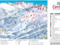 Pistekaart Alpe Cermis – Cavalese