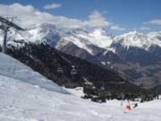 Afdaling op de Bernard Glück met uitzicht over het dal